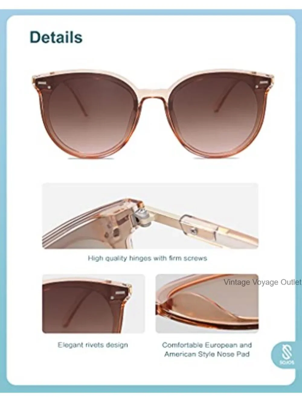 Retro Round Sunglasses UV400 Protection Trendy Shades